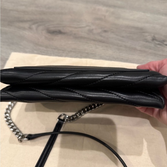 Tory Burch Black Quilted Leather Clutch - Picture 3 of 13